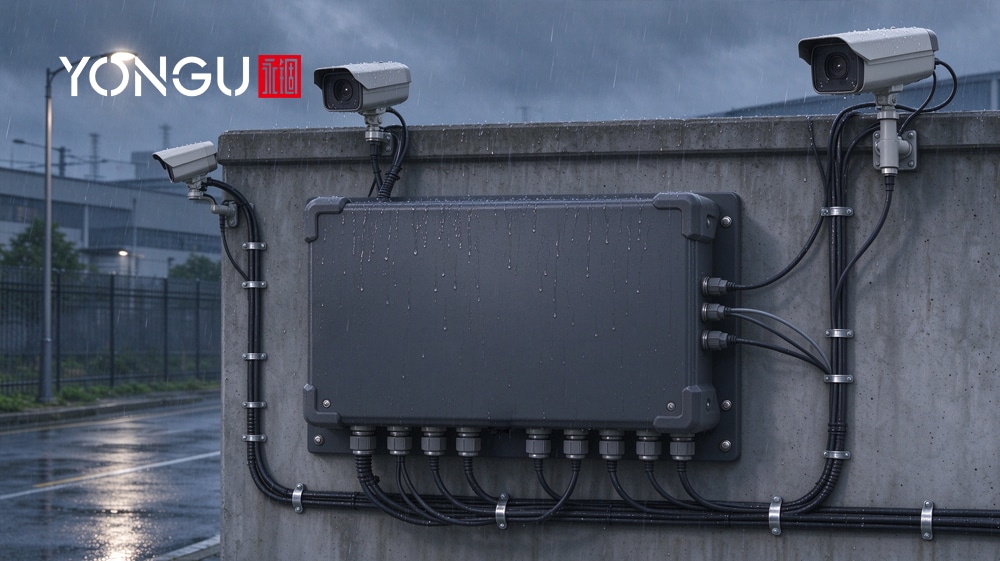 Custom Aluminum Enclosure for Security Camera Power Supply Box