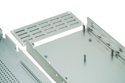 Internal Structure of Aluminum Gas Detector Enclosure