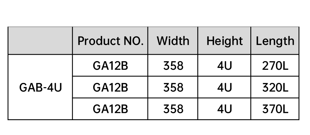 Energy Storage Enclosure - Product Model & Dimension Specifications